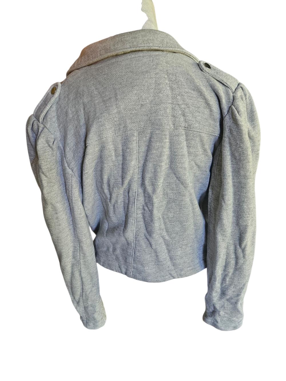 Lauren Conrad Gray Zip-Up Jacket Size Medium cropped - Picture 4 of 6